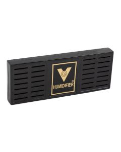 Humidifier 6.5" x 2.5" (75-150 Cigars) (Black)