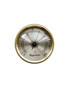 Brass Finish Frame Hygrometer