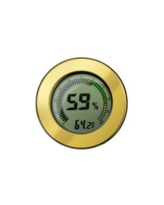 Digital Hygrometer w/ Calibration (Gold)
