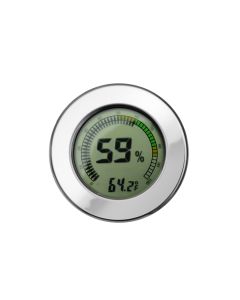 Digital Hygrometer w/ Calibration (Silver)