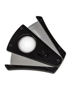 black anodized aluminum cigar cutter